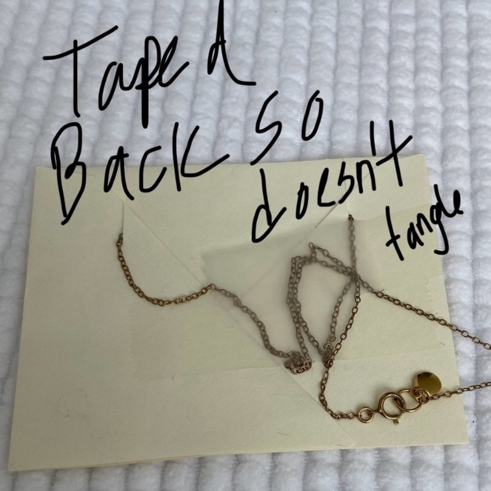 Gorjana Gold Necklace Arrow Sagittarius - 18k gold-plated 16.5" Shopbop Like New - Picture 8 of 9